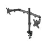 Neomounts Desk Mount | FPMA-D550DBLACK Monitor Arm | Adjustable Height, Rotate, Tilt, Swivel | 10-32 " | Maximum weight (capacit