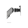 Neomounts Desk Mount | DS90-325BL1 Sit-stand workstation desk | Adjustable Height, Rotate, Tilt, Swivel | 17-32 " | Maximum weig