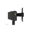Neomounts Floor stand | FL45S-825BL1 TV floor stand | Adjustable Height, Tilt | 37-75 " | Maximum weight (capacity) 70 kg | Blac