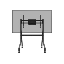 Neomounts Floor stand | FL50-525BL1 TV trolley | Adjustable Height | 55-86 " | Maximum weight (capacity) 76 kg | Black
