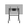 Neomounts Floor stand | FL50-525BL1 TV trolley | Adjustable Height | 55-86 " | Maximum weight (capacity) 76 kg | Black