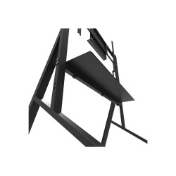 Neomounts Floor stand | FL50-525BL1 TV trolley | Adjustable Height | 55-86 " | Maximum weight (capacity) 76 kg | Black