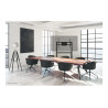 Neomounts Floor stand | FL50-525BL1 TV trolley | Adjustable Height | 55-86 " | Maximum weight (capacity) 76 kg | Black