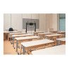 Neomounts Floor stand | FL50-525BL1 TV trolley | Adjustable Height | 55-86 " | Maximum weight (capacity) 76 kg | Black