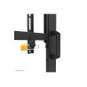 Neomounts Floor stand | FL50-575BL1 TV trolley | Adjustable Height | 65-110 " | Maximum weight (capacity) 125 kg | Black