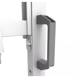 Neomounts Floor stand | FL50-575WH1 TV trolley | Adjustable Height | 65-110 " | Maximum weight (capacity) 125 kg | White