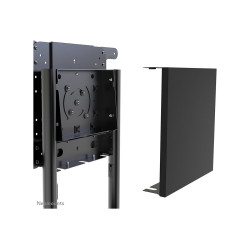 Neomounts Floor stand | NS-M1250BLACK TV trolley | Rotate, Tilt | 37-70 " | Maximum weight (capacity) 70 kg | Black