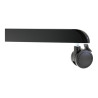 Neomounts Floor stand | NS-M1250BLACK TV trolley | Rotate, Tilt | 37-70 " | Maximum weight (capacity) 70 kg | Black