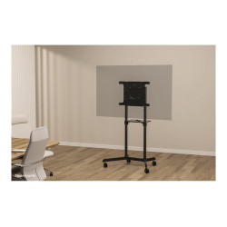 Neomounts Floor stand | NS-M1250BLACK TV trolley | Rotate, Tilt | 37-70 " | Maximum weight (capacity) 70 kg | Black