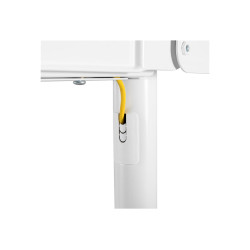 Neomounts Floor stand | NS-M1250WHITE TV trolley | Rotate, Tilt | 37-70 " | Maximum weight (capacity) 70 kg | White