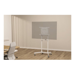 Neomounts Floor stand | NS-M1250WHITE TV trolley | Rotate, Tilt | 37-70 " | Maximum weight (capacity) 70 kg | White