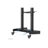 Neomounts Floor stand | PLASMA-M1950E TV trolley | Adjustable Height, Tilt | 60-100 " | Maximum weight (capacity) 100 kg | Black