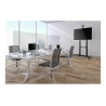 Neomounts Floor stand | PLASMA-M1950E TV trolley | Adjustable Height, Tilt | 60-100 " | Maximum weight (capacity) 100 kg | Black