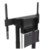 Neomounts Floor stand | FL55-875BL1 TV trolley | Adjustable Height | 55-100 " | Maximum weight (capacity) 110 kg | Black
