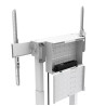 Neomounts Floor stand | FL55-875WH1 TV trolley | Adjustable Height | 55-100 " | Maximum weight (capacity) 110 kg | White