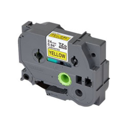 Brother | TZe-651 Laminated Tape | Black On Yellow | TZe | 8 m | 2.4 cm