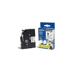 Brother | TZe-FX221 Flexible ID Laminated Tape | Black on White | TZe | 8 m | 0.9 cm