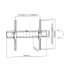 Gembird | Wall mount | Tilt | 37-70 " | Maximum weight (capacity) 40 kg | Black