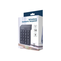 Gembird | Numeric keypad | KPD-W-02 | Numeric keypad | Wireless | N/A | Black