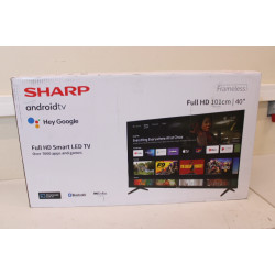 Sharp | 40FH2EA | 40" (101 cm) | Smart TV | Android TV | FHD | Black | DAMAGED PACKAGING