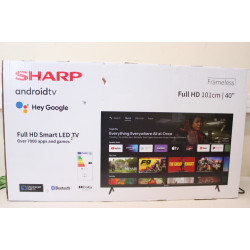 Sharp | 40FH2EA | 40" (101 cm) | Smart TV | Android TV | FHD | Black | DAMAGED PACKAGING