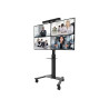 Neomounts AV1-825BL Videobar and multimedia kit - universal | Adjustable Height | Maximum weight (capacity) 9 kg | Black
