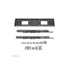 Neomounts Wall mount | WL35-750BL18 Heavy duty wall mount | Adjustable Height, Tilt | 43-98 " | Maximum weight (capacity) 125 kg