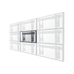 Neomounts Wall mount | LED-VW1000BLACK Videowall wall mount | 40-75 " | Maximum weight (capacity) 50 kg | Black