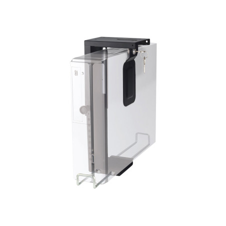 Neomounts CPU-D075BLACK/LK CPU holder | Adjustable Height | Maximum weight (capacity) 10 kg | Black