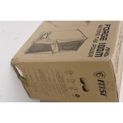 SALE OUT. MSI MAG FORGE 100M PC Case, Mid-Tower, USB 3.2, Black | MSI | MAG FORGE 100M | Black | ATX | DAMAGED PACKAGING | Power