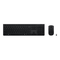 Lenovo | Professional Wireless Rechargeable Combo Keyboard and Mouse | Keyboard and Mouse Set | Wireless | Mouse included | Russ
