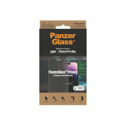 PanzerGlass | Screen protector | Apple | iPhone 14 Pro Max | Glass | Black | Classic Fit | Privacy