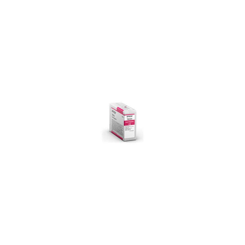 Epson T85030N Singlepack ink, Vivid Magenta | Epson Epson | T8503 | Epson T8503 - vivid magenta - original - ink cartridge | Ink