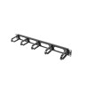 Lanberg 19" cable management panel 5 rings - type B 1U | AK-1205-B | Black