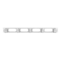 Lanberg 19" cable management panel 5 rings - type B 1U | AK-1205-S | Grey