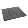 Lanberg 19" fixed shelf 1U/465x515mm, max load capacity up to 120kg | AK-1003-B | Black