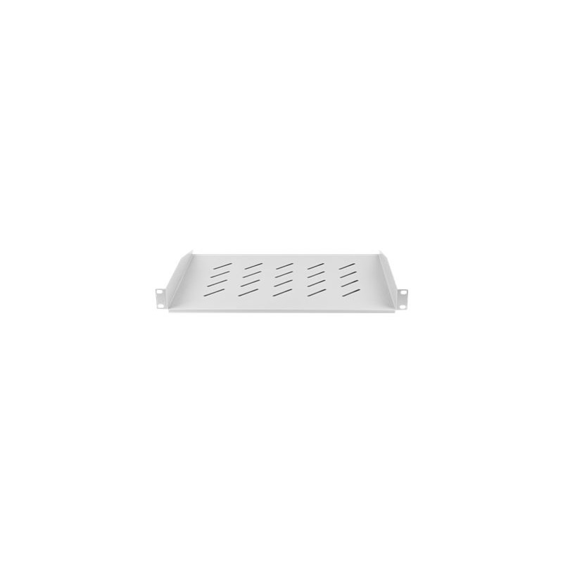 Lanberg 19" fixed shelf 1U/483x315mm, max load capacity up to 25kg | AK-1008-S | Grey