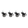 Lanberg | Castors with thread and brake for wall mounting cabinets, 4 pcs | AK-1601-B