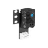 Lanberg Closed-loop thermostat 10A for rack cabinets with 19" ear and terminal block, black | Lanberg