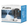 Lanberg Closed-loop thermostat 10A for rack cabinets with 19" ear and terminal block, black | Lanberg