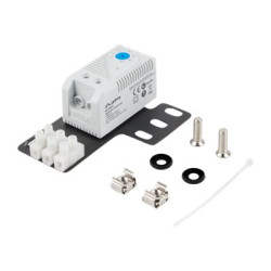 Lanberg Closed-loop thermostat 10A for rack cabinets with 19" ear and terminal block, gray | Lanberg