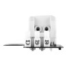 Lanberg Closed-loop thermostat 10A for rack cabinets with 19" ear and terminal block, gray | Lanberg