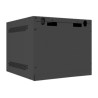 Lanberg Rack cabinet 10" wall-mount 4U/280x310 (flat pack) with glass door, black | Lanberg