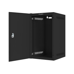 Lanberg Rack cabinet 10" wall-mount 9U/280x310 for self-assembly with metal door (flat pack), black | Lanberg