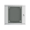 Lanberg Rack cabinet 19" double-section wall-mount 12U/600x600 (flat pack), grey | Lanberg