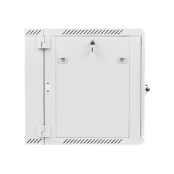 Lanberg Rack cabinet 19" double-section wall-mount 12U/600x600 (flat pack), grey | Lanberg