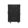 Lanberg Rack cabinet 19" free-standing 15U/600x600 (flat pack) with glass door lCD V2, black | Lanberg