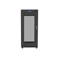 Lanberg Rack cabinet 19" free-standing 15U/800x1000 (flat pack) with mesh door lCD V2, black | Lanberg