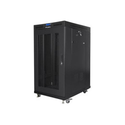Lanberg Rack cabinet 19" free-standing 22U/800x1000 (flat pack) with mesh door lCD V2, black | Lanberg