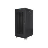 Lanberg Rack cabinet 19" free-standing 27U/600x600 (flat pack) with mesh door lCD V2, black | Lanberg